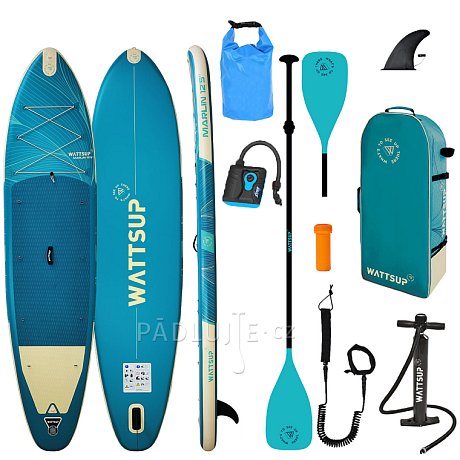 Paddleboard WATTSUP MARLIN 12'6 MINICOMBO - nafukovací