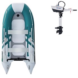 Člun GLADIATOR CLASSIC B330AD sea green white - nafukovací člun s vysokotlakou podlahou