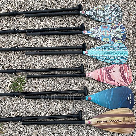 Pádlo RIDEWAVE Sea-disturbing Combo 4-dílné nastavitelné pro paddleboard i kajak