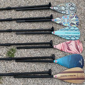 Pádlo RIDEWAVE Sea-disturbing Combo 4-dílné nastavitelné pro paddleboard i kajak