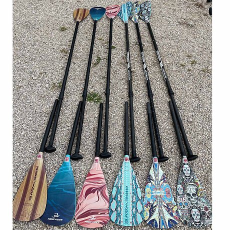 Pádlo RIDEWAVE Sea-disturbing Combo 4-dílné nastavitelné pro paddleboard i kajak