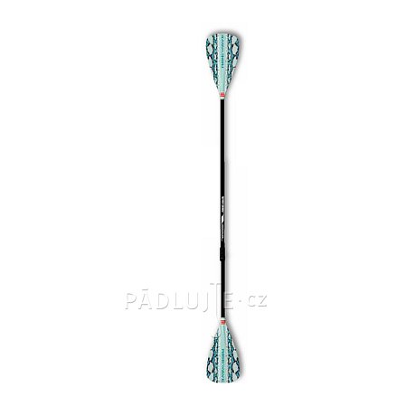 Pádlo RIDEWAVE Pybrocales Combo 4-dílné s laminátovýmm shaftem nastavitelné pro paddleboard i kajak