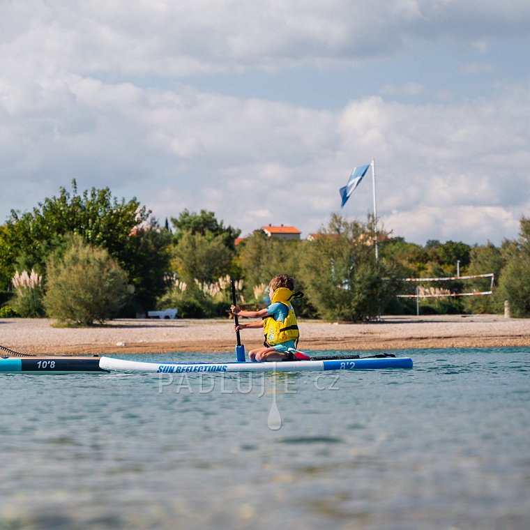 Paddleboard SUN REFLECTIONS 8'2''  violet - nafukovací