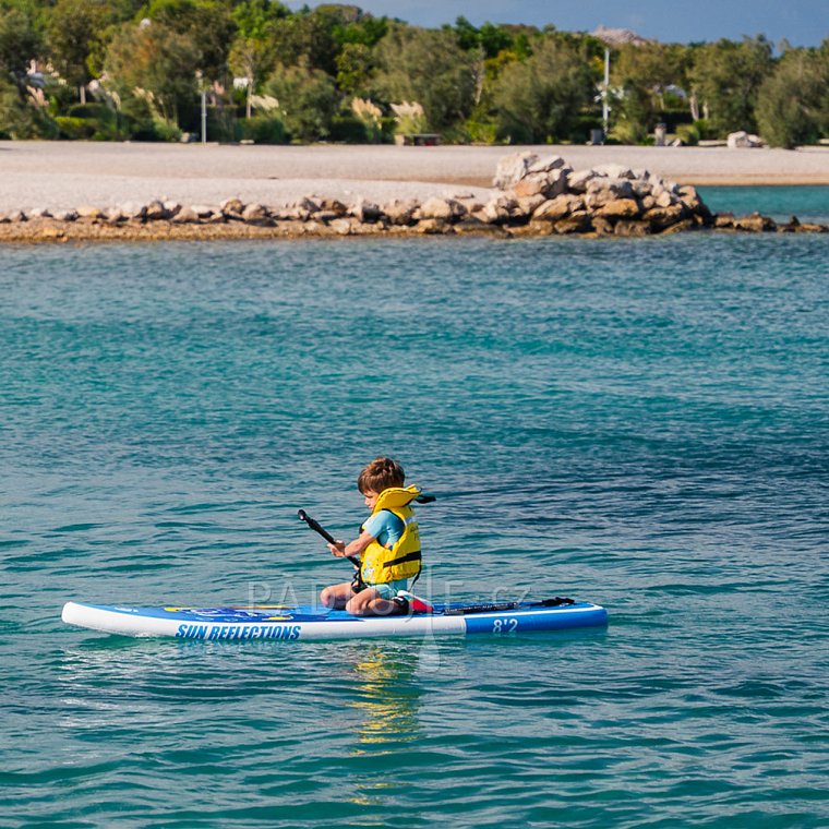 Paddleboard SUN REFLECTIONS 8'2''  violet - nafukovací