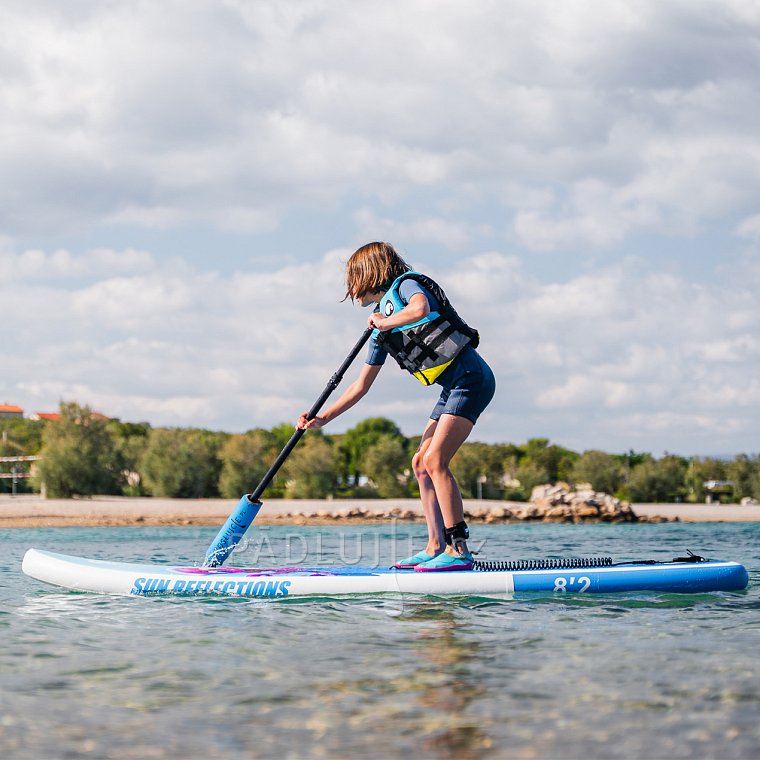 Paddleboard SUN REFLECTIONS 8'2''  violet - nafukovací