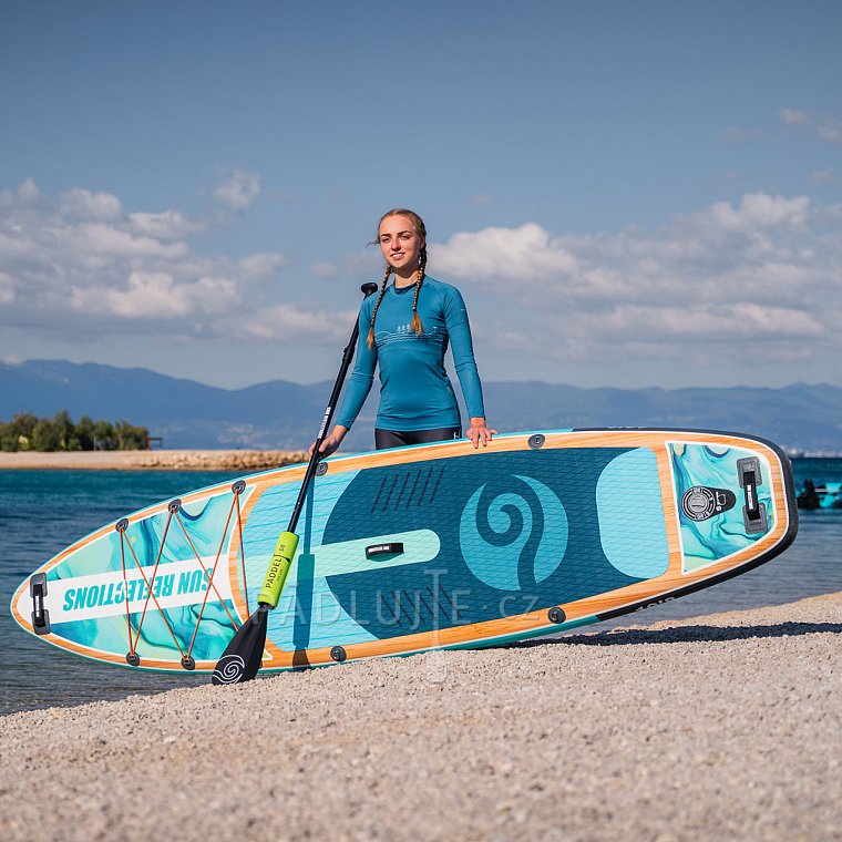 Paddleboard SUN REFLECTIONS M 10'8'' MINICOMBO Ocean mirage - nafukovací