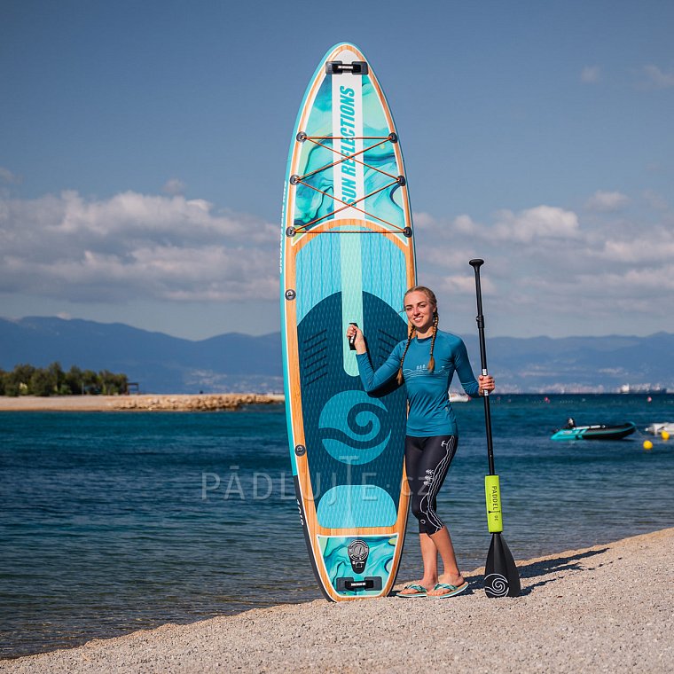 Paddleboard SUN REFLECTIONS M 10'8'' MINICOMBO Ocean mirage - nafukovací