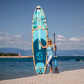 Paddleboard SUN REFLECTIONS XXL 11'6'' COMBO Ocean mirage - nafukovací