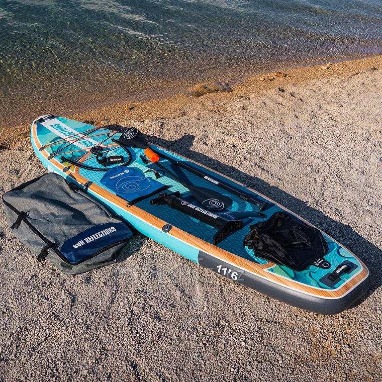 Paddleboard SUN REFLECTIONS XXL 11'6'' COMBO Ocean mirage - nafukovací