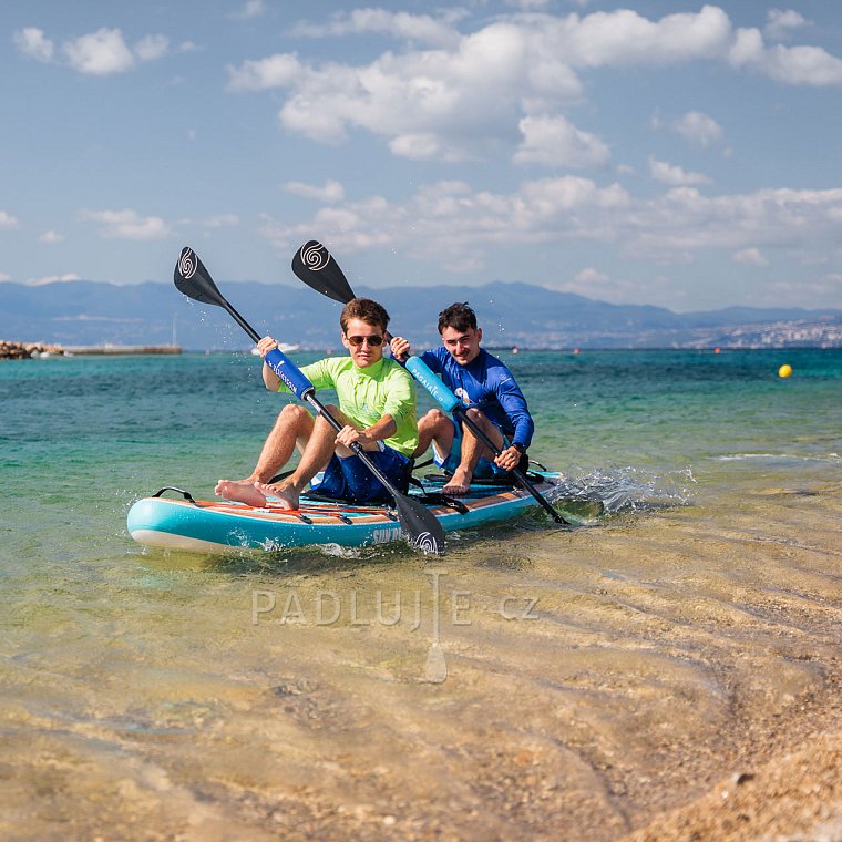Paddleboard SUN REFLECTIONS MULTI 12'4'' MINICOMBO Ocean mirage - nafukovací