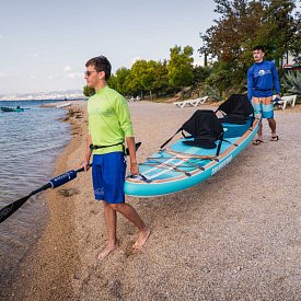 Paddleboard SUN REFLECTIONS MULTI 12'4'' MINICOMBO Ocean mirage - nafukovací