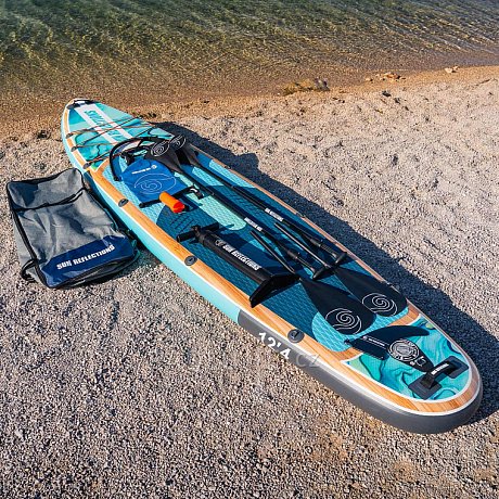 Paddleboard SUN REFLECTIONS MULTI 12'4'' MINICOMBO Ocean mirage - nafukovací