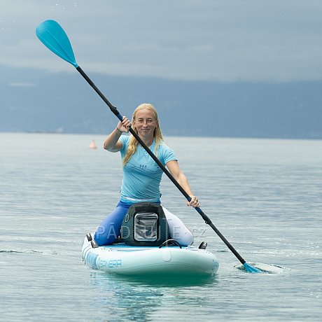 Sada pro pádlování v sedě - kajakové pádlo KP1 + Sedlo SPINERA nafukovací sedačka