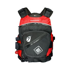 Plovací vesta Aquadesign Upano Red/Black