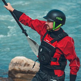 Plovací vesta Aquadesign Upano Red/Black