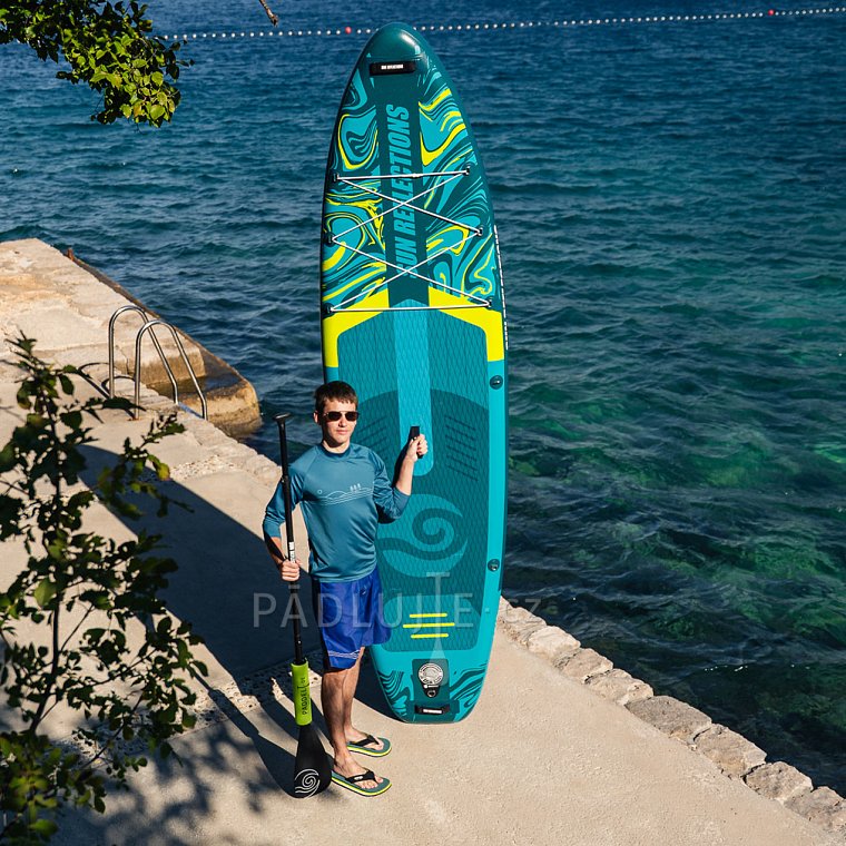 Paddleboard  SUN REFLECTIONS XXL 11'6'' COMBO Emerald drift - nafukovací