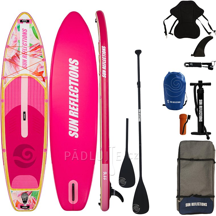 Paddleboard SUN REFLECTIONS XXL 11'6'' COMBO Soft blush - nafukovací