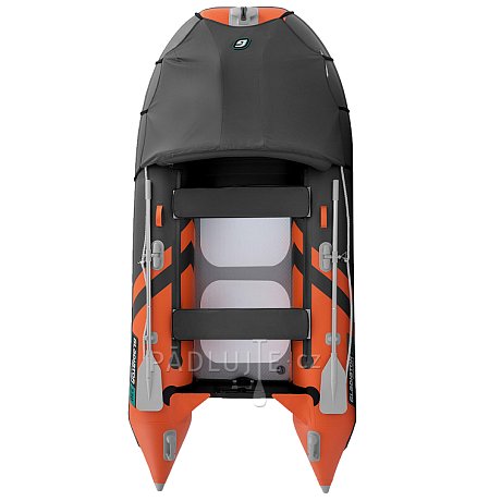 Člun GLADIATOR ACTIVE C330AD Orange - Dark gray - nafukovací člun s vysokotlakou podlahou