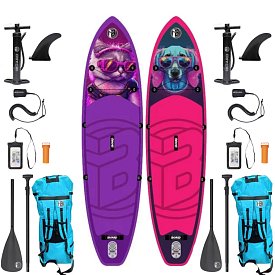 Paddleboard iBOARD 11' DOG, CAT - rodinná sada Pejsek a Kočička