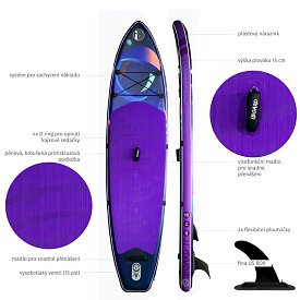 Paddleboard iBOARD 11' ASTRONAUT - nafukovací