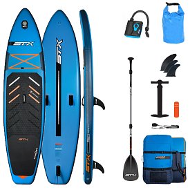 Paddleboard STX WindSUP Hybrid Cruiser Family 11'2 TEAL/ORANGE - nafukovací