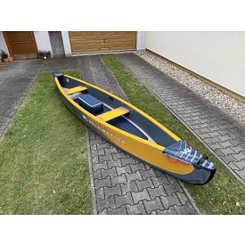 Kanoe AQUA MARINA Tomahawk AIR-C3 - trojmístná nafukovací - varianta: základní sada - POUŽITÉ ZBOŽÍ