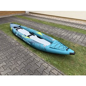 Kajak AQUA MARINA STEAM 412 - nafukovací dvoumístný - varianta: se dvěma pádly - POUŽITÉ ZBOŽÍ
