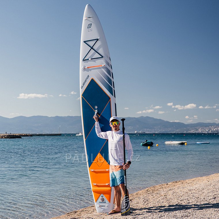 Paddleboard GLADIATOR ELITE 12'6 Light s karbon pádlem 2026 - nafukovací