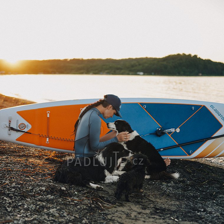 Paddleboard GLADIATOR ELITE 12'6 Light s karbon pádlem - nafukovací