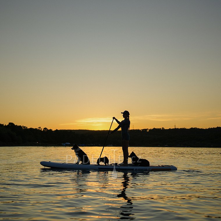 Paddleboard GLADIATOR ELITE 12'6 Light s karbon pádlem - nafukovací