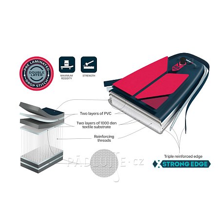 Paddleboard GLADIATOR PRO 12'6 LIGHT s pádlem 2026 - nafukovací