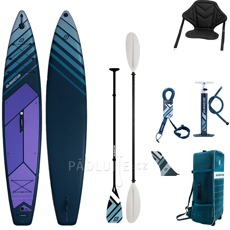 Paddleboard GLADIATOR PRO 12'6 LIGHT s pádlem 2026 - nafukovací