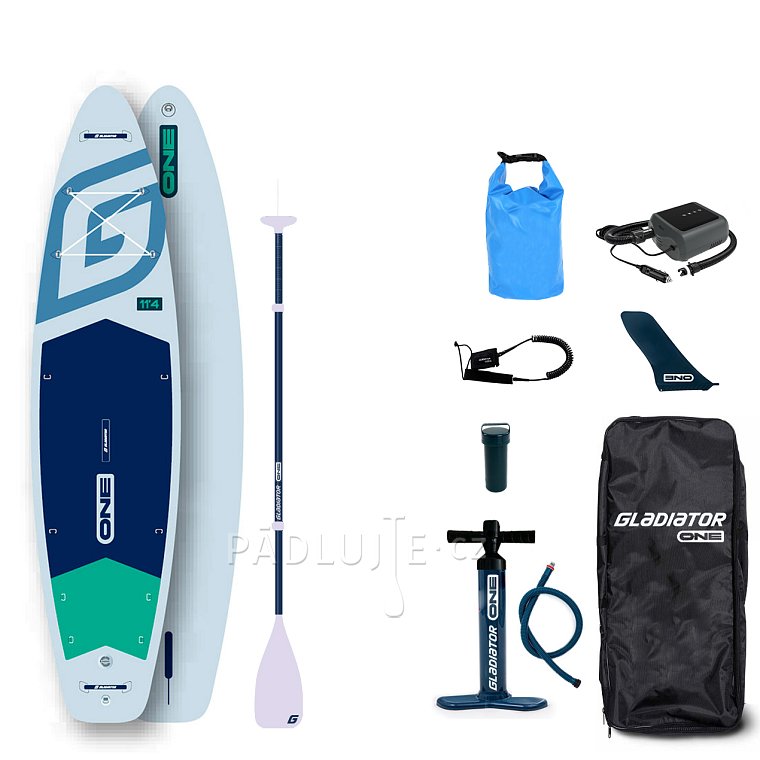 Paddleboard GLADIATOR ONE 11'4 Touring White - nafukovací