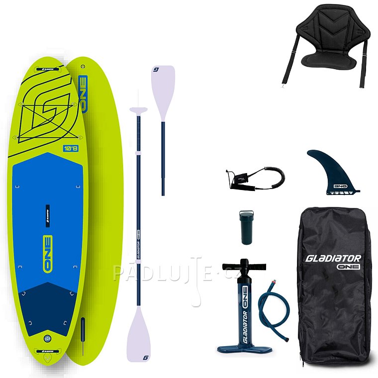 Paddleboard GLADIATOR ONE 10'8 Allround Lime - nafukovací