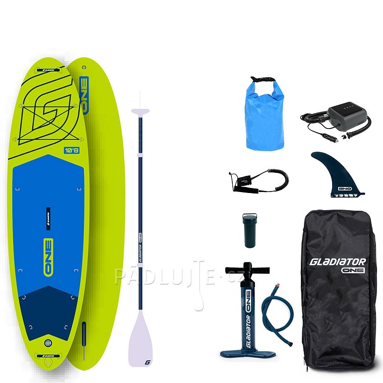 Paddleboard GLADIATOR ONE 10'8 Allround Lime - nafukovací