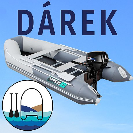 Dárkový poukaz na nákup člunu na PÁDLUJTE.CZ - neomezený dárek