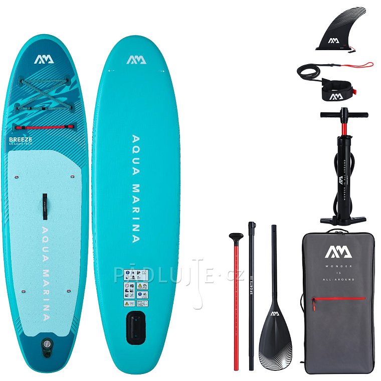 Paddleboard AQUA MARINA BREEZE 9'10 Silver tree