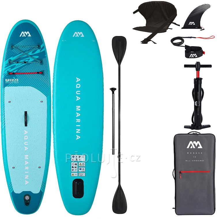 Paddleboard AQUA MARINA BREEZE 9'10 Silver tree