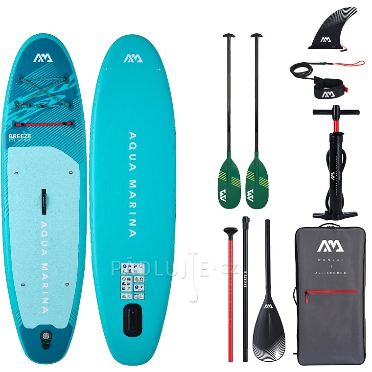 Paddleboard AQUA MARINA BREEZE 9'10 Silver tree