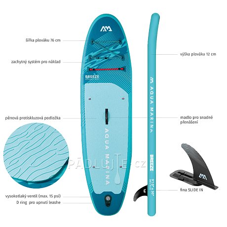 Paddleboard AQUA MARINA BREEZE 9'10 Silver tree 2026