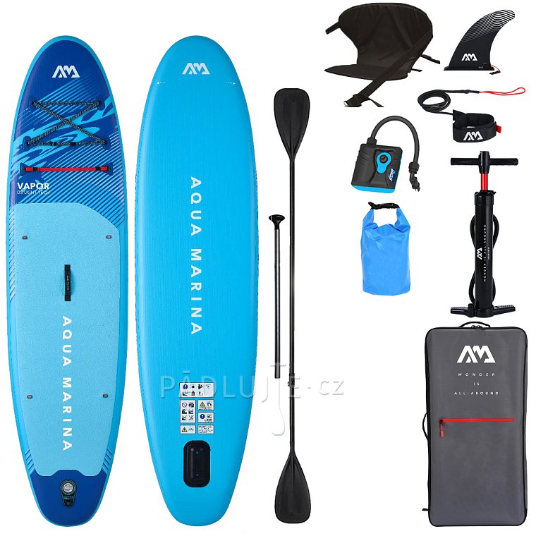 Paddleboard AQUA MARINA VAPOR 10'4 aqua splash - nafukovací