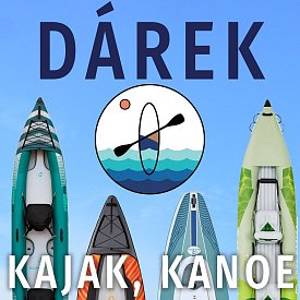 Dárkový poukaz na nákup kajaku nebo kánoe na PÁDLUJTE.CZ - neomezený dárek