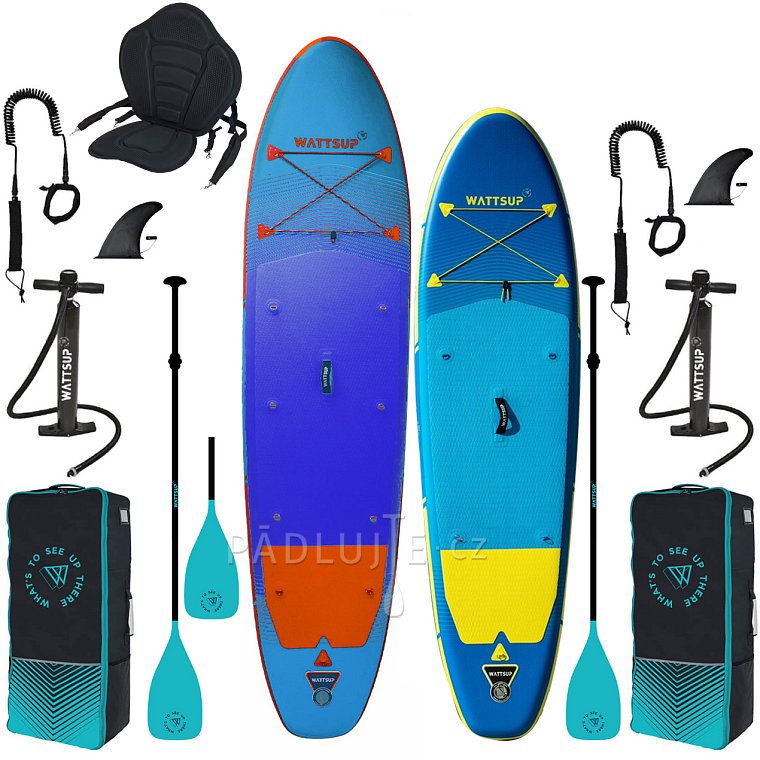 Paddleboard WATTSUP F10 10'0'', WATTSUP F10 12'0'' - Rodinná sada nafukovacích paddleboardů