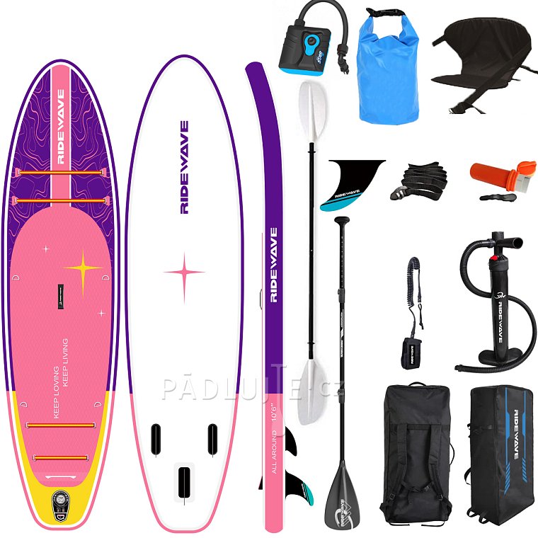 Paddleboard RIDEWAVE Romantic 10'6 - nafukovací