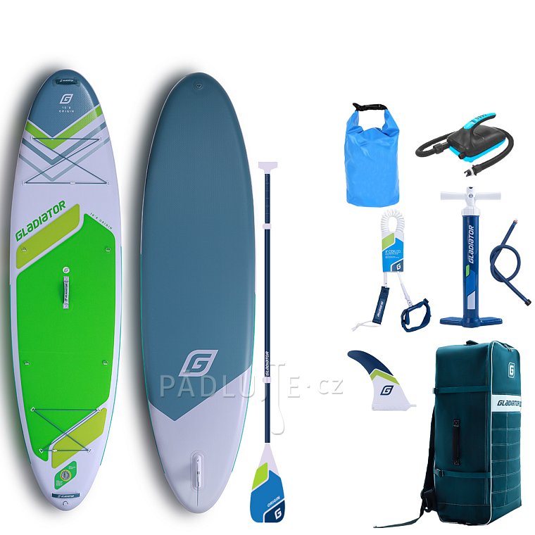 Paddleboard GLADIATOR ORIGIN SC 10'8 ALLROUND GREEN - nafukovací