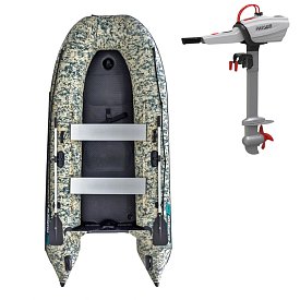 Člun GLADIATOR CLASSIC B330AD Camo - nafukovací člun s vysokotlakou podlahou