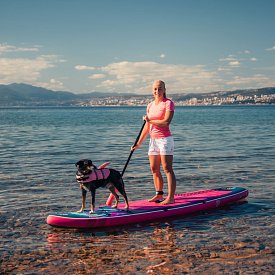 Paddleboard iBOARD 11' PURPLE PALM - nafukovací