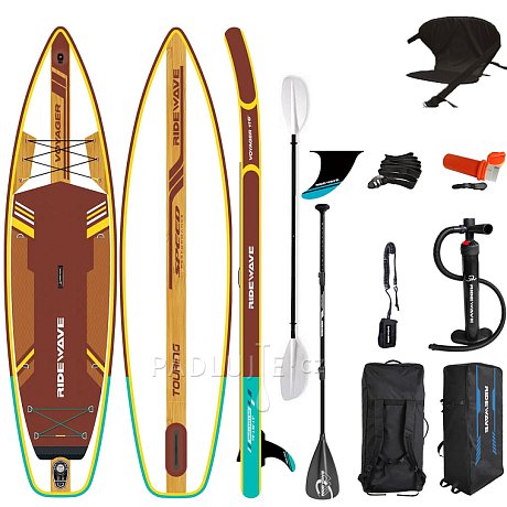 Paddleboard SUP RIDEWAVE Voyager Touring 11'6" - nafukovací