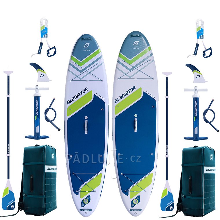 Gladiator ORIGIN 10'6 , Gladiator ORIGIN 10'8 - Rodinná sada nafukovacích paddleboardů