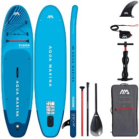 Paddleboard AQUA MARINA FUSION 10'10 BLUE - nafukovací POUŽITÉ ZBOŽÍ